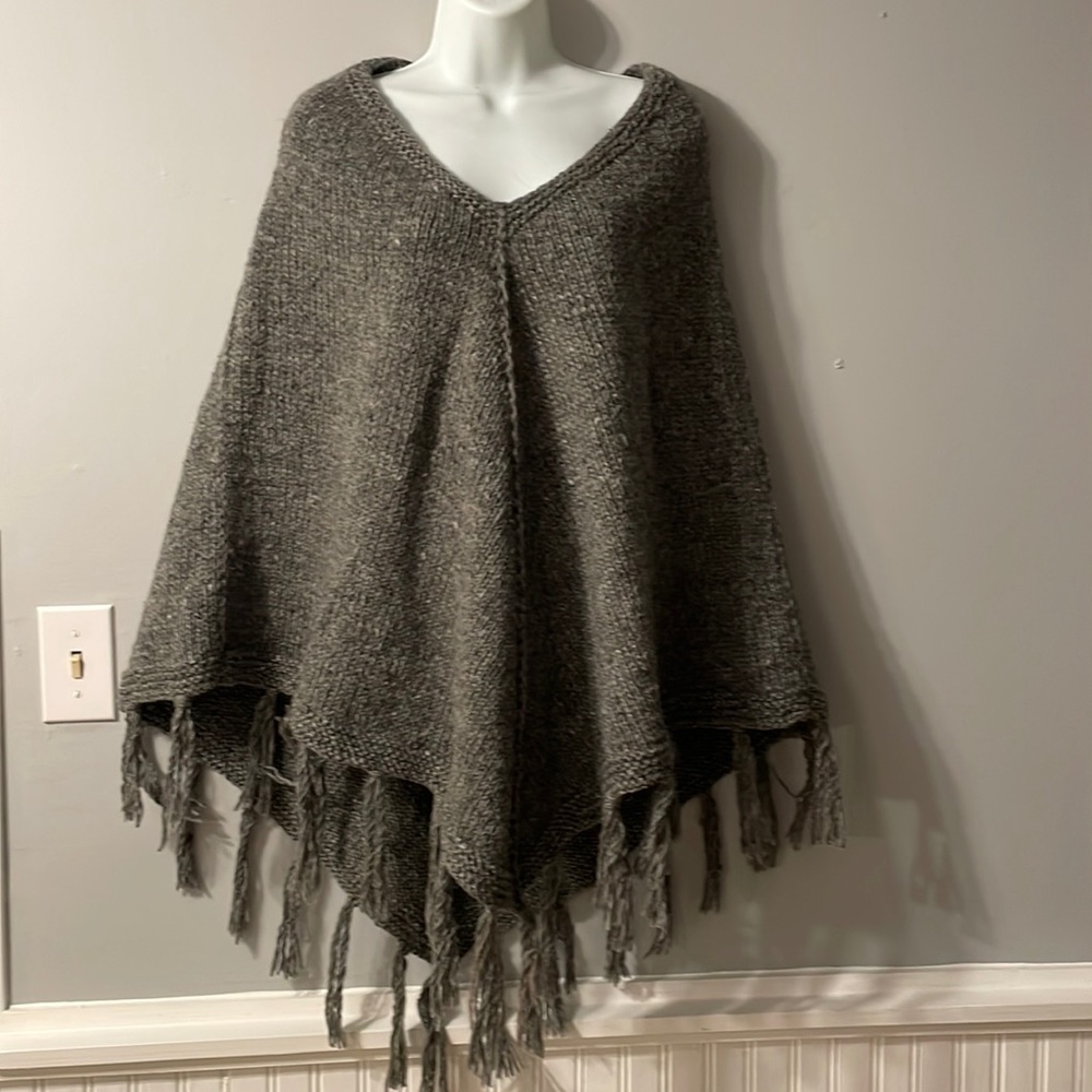 100% wool shawl. Brand GA enterprises made in Nepal, looks like vintage